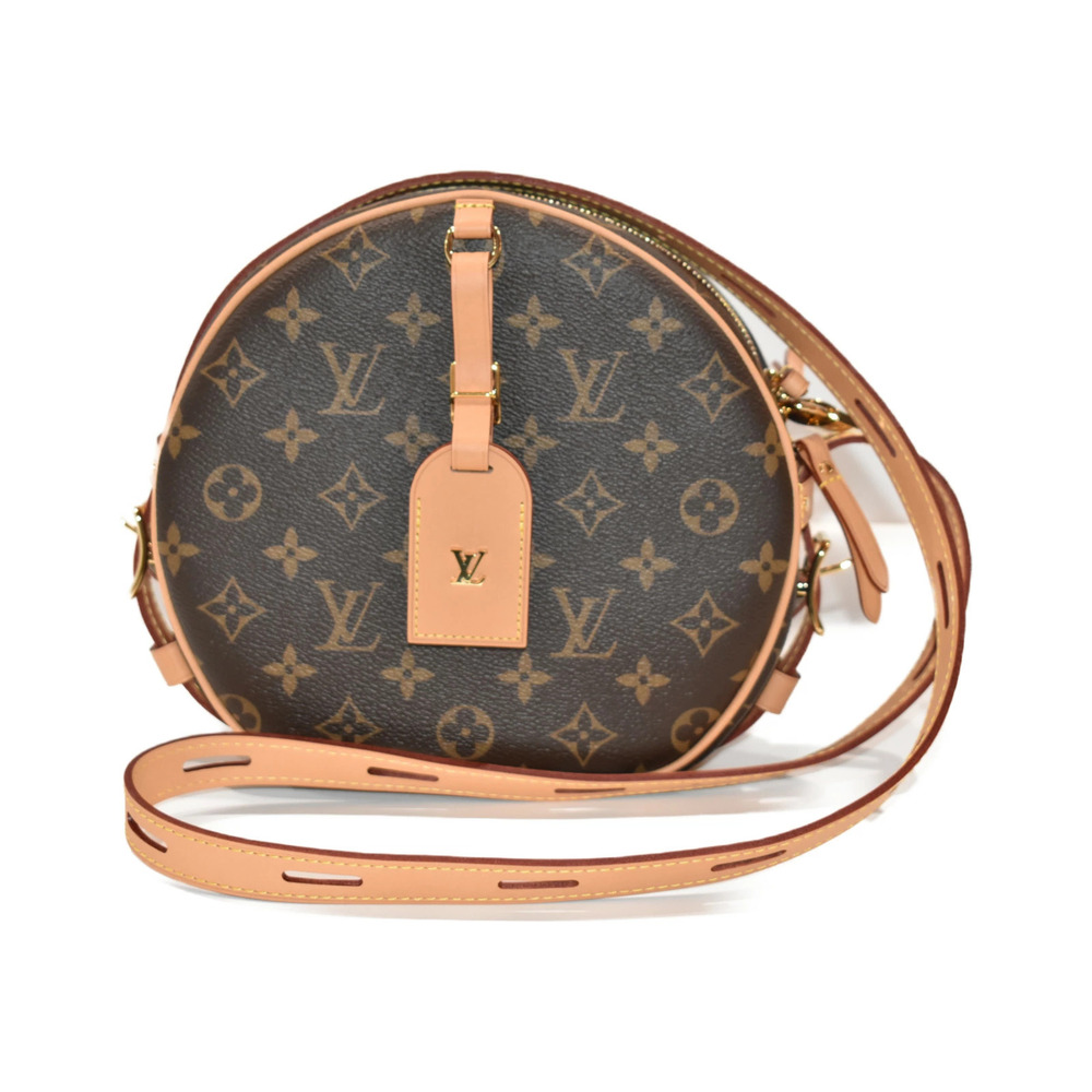 LOUIS VUITTON Boite Chapeau Souple Monogram Brown Beige Canvas Shoulder Bag